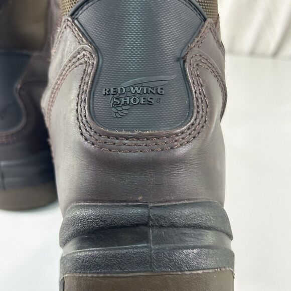 Red Wing King Steel Toe Waterproof Boots Mens Size 9EE Brown Leather 3548 main image 9